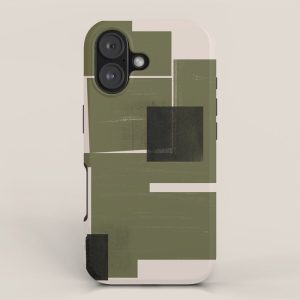 Modern Geometric Collage iPhone Case