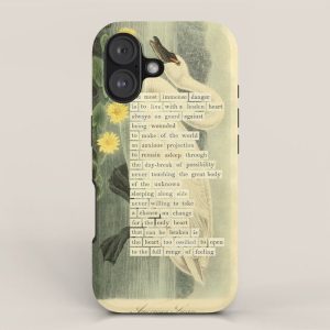 Swan Divination from 'An Almanac of Birds - Divinations for Uncertain Days' (almanacofbirds.org) iPhone Case