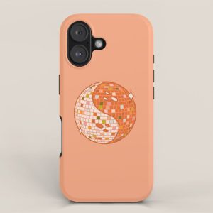 Spooky Yin Yang Disco Ball iPhone Case