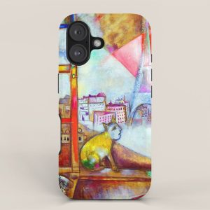 Marc Chagall Paris Through the Window iPhone Case