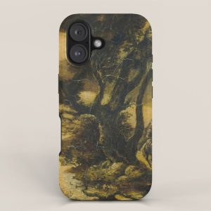 "Siegfried and the Rhine Maidens" by Albert Pinkham Ryder (1888/1891) iPhone Case