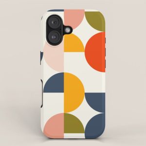 Mid Century Modern Geometry 2 iPhone Case