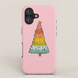 Rainbow Christmas Tree iPhone Case