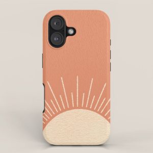Sunrise pink iPhone Case
