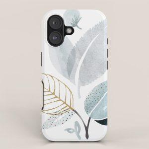 Abstract Botanical Herbs Watercolor iPhone Case