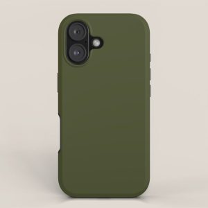 Solid Olive Green iPhone Case