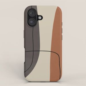 Modern Abstract Shapes #2 iPhone Case