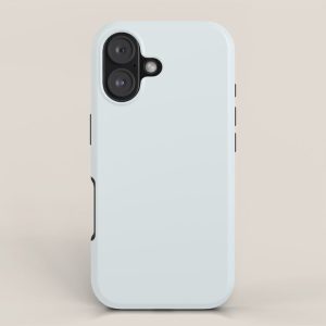 Pale Ice Blue Solid Color iPhone Case