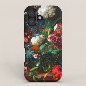 Jan Davidsz de Heem Vase of Flowers iPhone Case