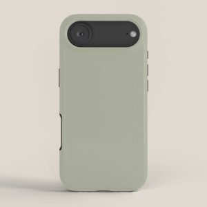 Solid Linen Sage iPhone Case