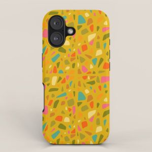 Terrazzo in Mustard iPhone Case