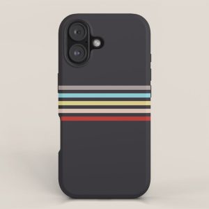 Ujimasa - Classic Retro Stripes iPhone Case