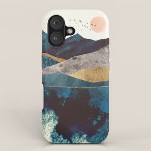 Blue Mountain Reflection iPhone Case