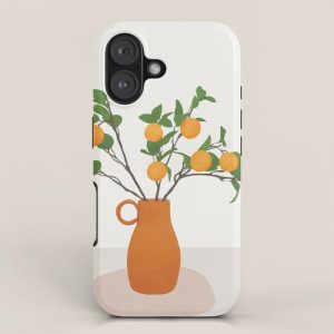 Orange Branches iPhone Case