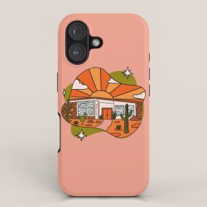 Aries Mid Century House iPhone Case