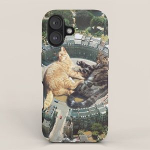 Lazy Cats Roundabout iPhone Case
