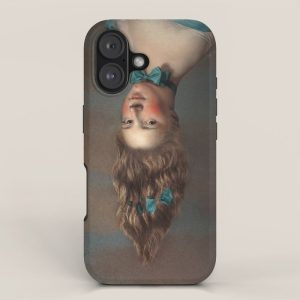 Upside Down Girl iPhone Case