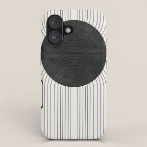 Line Art and Circle iPhone Case