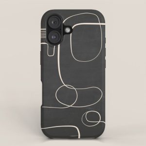 Abstract line art 48 iPhone Case