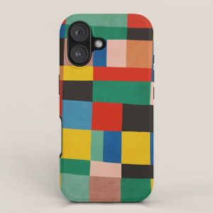 Mid-Century Modern Colorful Geometric Artwork iPhone Case