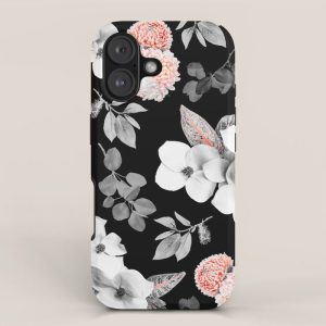Night bloom - moonlit flame iPhone Case