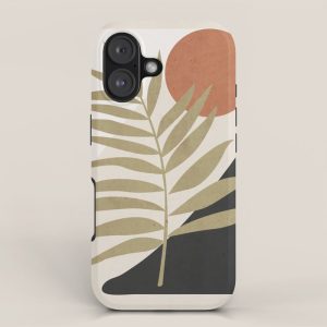 Tropical Leaf- Abstract Art 9 iPhone Case