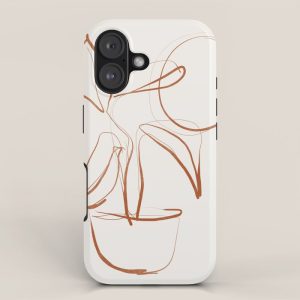 Abstract line art /Plant2 iPhone Case