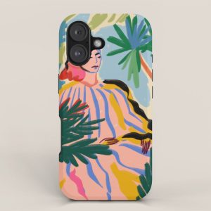 WOMAN IN NATURE iPhone Case