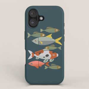 Pond Fishes iPhone Case