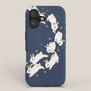 Rabbits run iPhone Case
