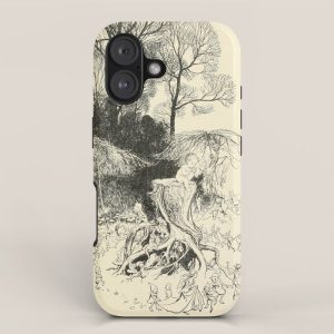 Trees by Arthur Rackham from "PeterPan in Kensington Gardens," 1906 iPhone Case