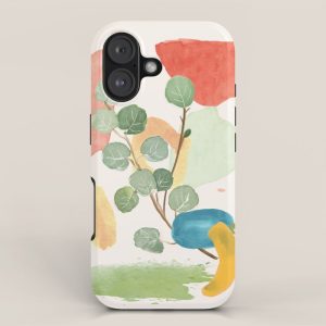 Modern Abstract Watercolour Art IV iPhone Case