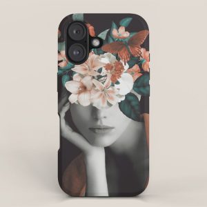 WOMAN WITH FLOWERS 7 iPhone Case