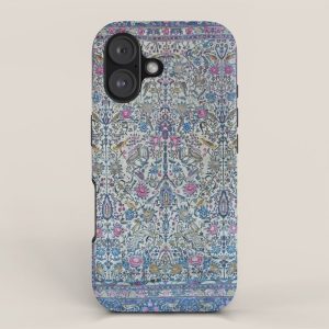 Antique Persian Tehran Midnight Purple Oriental Carpet iPhone Case