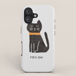 Meh-ow iPhone Case