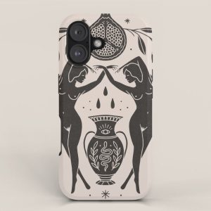 Persephone - Black iPhone Case