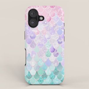 Mermaid Pastel Aesthetics iPhone Case