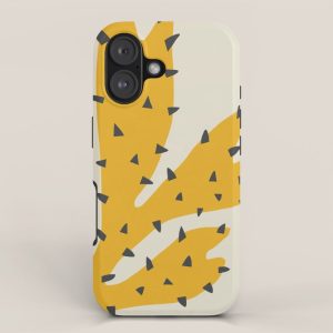 Matisse Inspired Yellow Shape iPhone Case