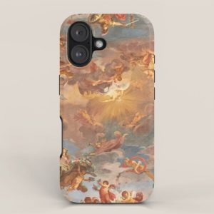 Renaissance Painting Cherubs Rome Fresco Ceiling iPhone Case