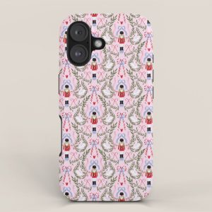 Nutcracker Holiday Pattern iPhone Case