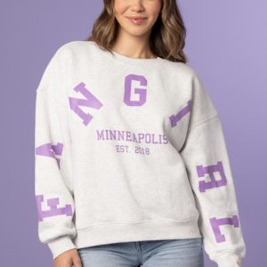 Fan Girl Oversized Graphic Crew