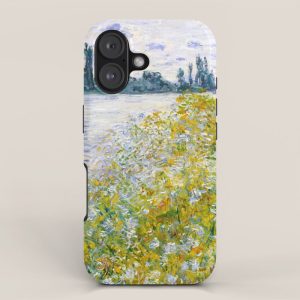 IÌle aux Fleurs near VeÌtheuil (1880) by Claude Monet iPhone Case